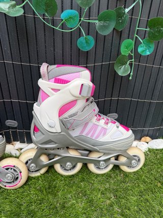 Patines en línea Oxelo (talla 35-38) y proteccione