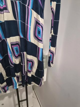 Vestido Estampado Geométrico