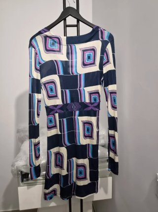 Vestido Estampado Geométrico