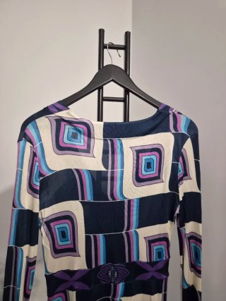Vestido Estampado Geométrico