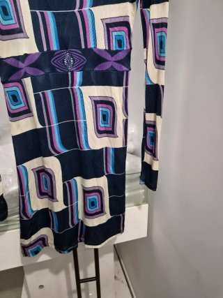 Vestido Estampado Geométrico