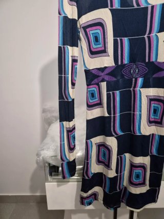 Vestido Estampado Geométrico