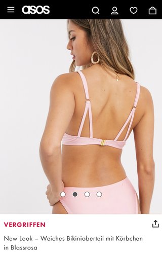 Top bikini New Look Talla XS
