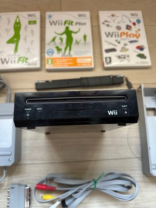 Consola Nintendo Wii Negra con Juegos