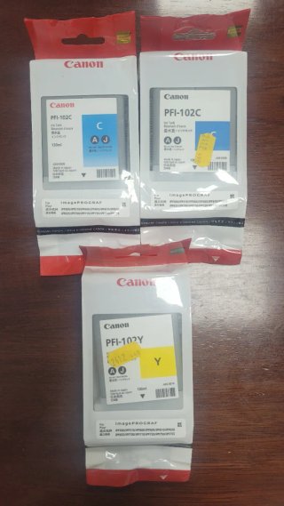 Canon PFI-102 Tinta Plotter ImagePROGRAF