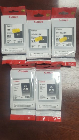 Canon PFI-102 Tinta Plotter ImagePROGRAF