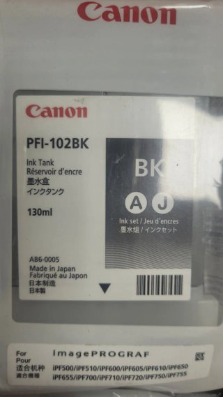 Canon PFI-102 Tinta Plotter ImagePROGRAF