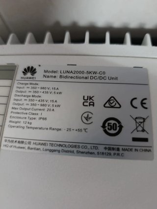 Kit Huawei con Inversor, batería y Backup