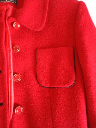 Traje de Falda Rojo