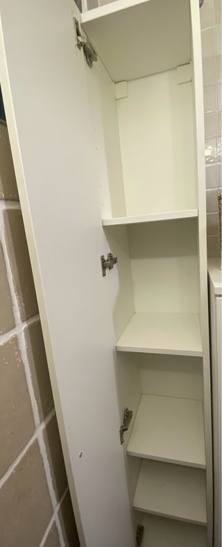 Armario Auxiliar con puerta blanca