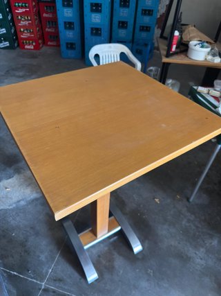 Mesas Alta de Madera y Metal