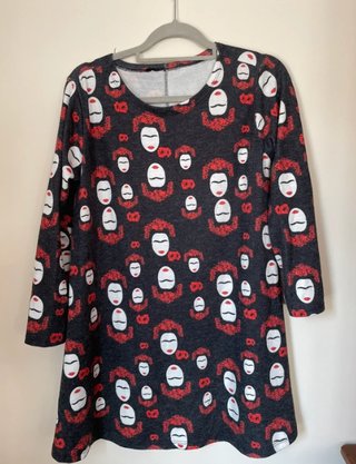 Vestido Estampado Frida Kahlo