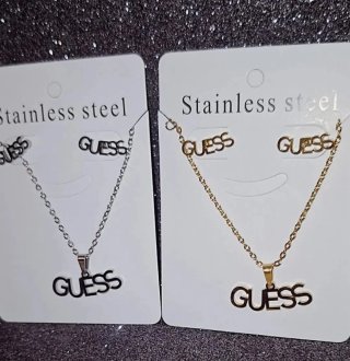 Conjuntos Guess Acero Inoxidable