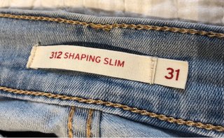 Levi's 312 Shaping Slim Jeans Azules