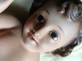 Figura Antigua de Niño Jesús