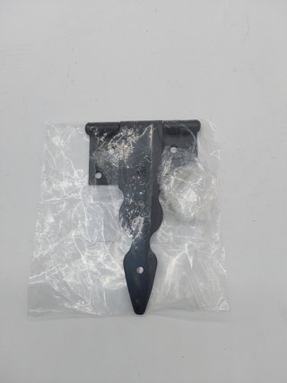 KOTARBAU Bisagra de puerta en T 150mm, Acero, Negra, Herraje para puertas de jardín de madera, Bisag