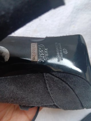 Botines de Ante Negros Talla 40