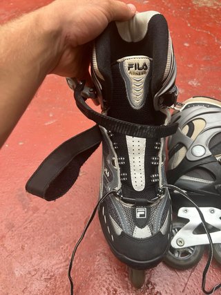 2 Pares Patines Fila (talla 44) y Oxelo (talla 39)