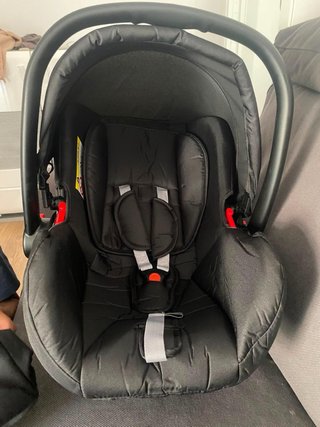 Silla de coche para bebé negra
