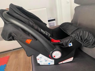 Silla de coche para bebé negra