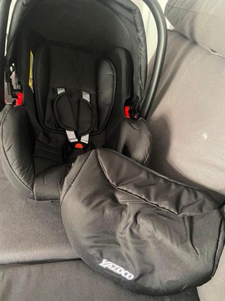 Silla de coche para bebé negra
