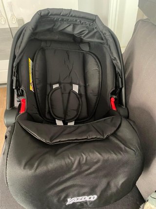 Silla de coche para bebé negra