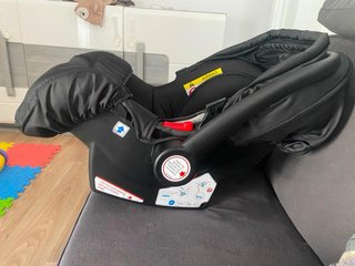 Silla de coche para bebé negra
