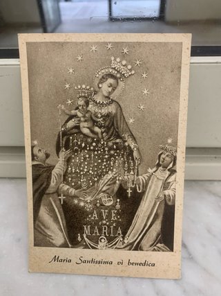 Lotto cartoline b/n e religiose vintage
