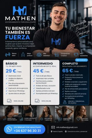 ✨ Entrena para verte y sentirte mejor.