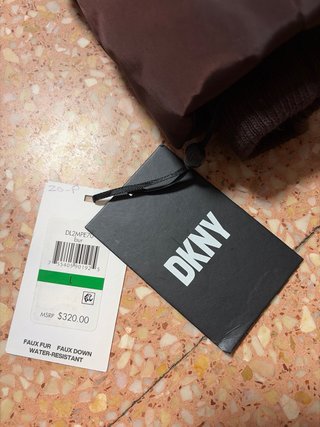 Abrigo DKNY Marrón