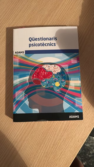 Libro de Qüestionaris Psicotècnics de la editorial