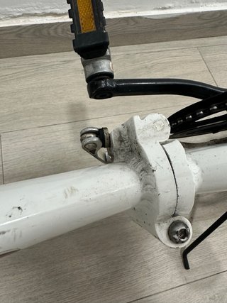 Bicicleta Plegable Moma Blanca , casco gratis