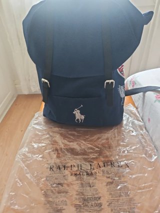 Mochila Grande Ralph Lauren Azul