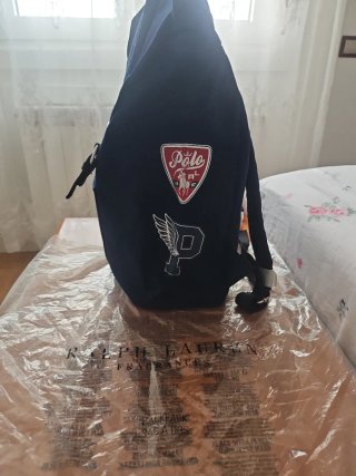 Mochila Grande Ralph Lauren Azul