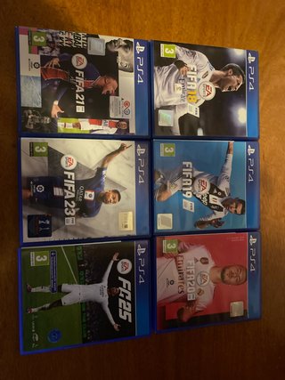 Lote 6 Juegos PS4 FIFA