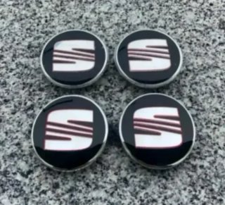 TAPABUJES RUEDA LLANTA SEAT LEON IBIZA CUPRA 56MM