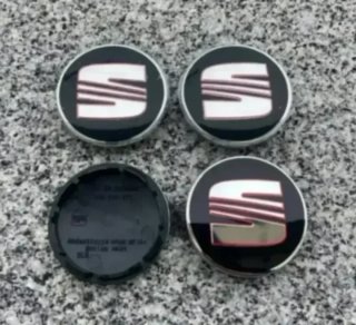 TAPABUJES RUEDA LLANTA SEAT LEON IBIZA CUPRA 56MM