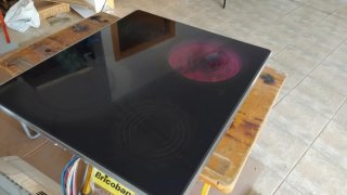 Vitrocerámica y Horno Blanco