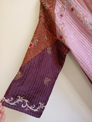 Kimono Zara Patchwork Bordado