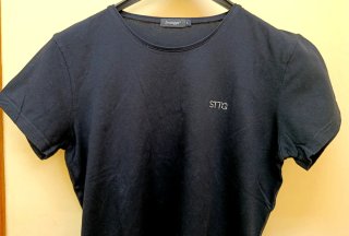 Camiseta negra Strategia Talla L