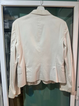 Americana corta Zara blanco roto