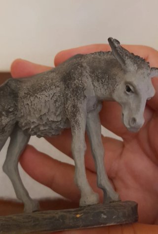 3 Asini per Presepe cm 10 il grande 7 cm i piccoli