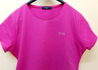 Camiseta rosa fucsia Strateggia talla L