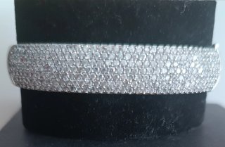 Brazalete de Plata con Circonitas
