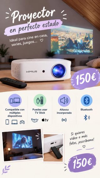 Proyector Wimius | Poco uso