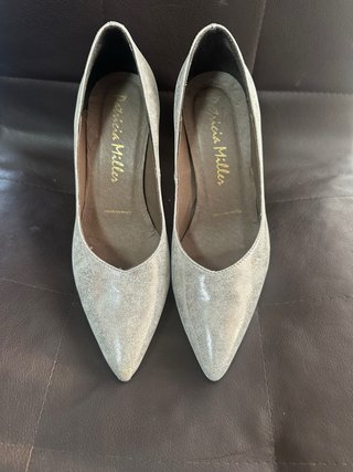 Zapatos Patricia Miller Talla 39 Color Plomo