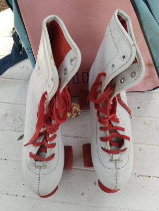 Patines Artísticos Blancos con Bolsa