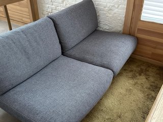 Divano Muji 2 posti grigio