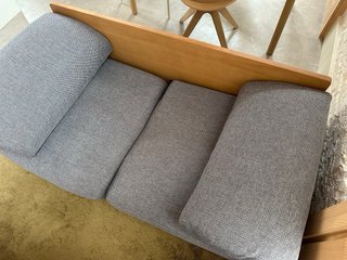 Divano Muji 2 posti grigio