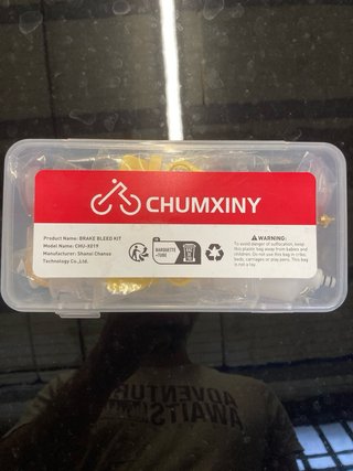 Kit purga frenos bici con aceite